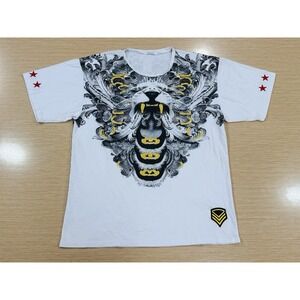 REASON New York 3XL Tee Marcelo Burlon El Muerto Mech Tiger AOP style MMA *READ*